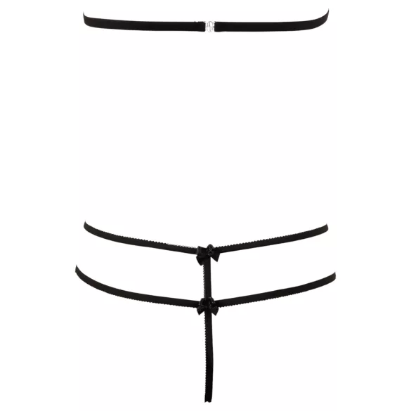 Cottelli - Otvoreni čipkasti set - crna - M