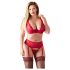 Cottelli Plus Size - Svestrani duo donjeg rublja (crveno)