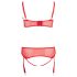 Cottelli Plus Size - Svestrani duo donjeg rublja (crveno)