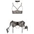 Cottelli Bondage - 5-dijelni čipkasti donji veš set - XL