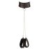Cottelli Bondage - sjajni čipkasti set donjeg rublja (4 kom.) - M