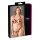 Cottelli - metalni prstenasti otvoreni grudnjak set (crveni) - M/L