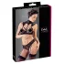 Cottelli - čipkasti set grudnjaka s ovratnikom (crni) - 85B/L