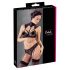 Cottelli - Crni čipkasti set sa ovratnikom - 85C/L