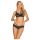Obsessive 860-SET-1 - ružičasti čipkasti set grudnjaka (crni)