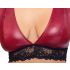 / Cottelli Bondage Plus Size - čipkasti grudnjak set (crvena)