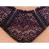 Cottelli Plus Size - prozirni uzorak grudnjak set (ljubičasti)