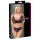 Cottelli Plus Size - prozirni uzorak grudnjak set (ljubičasta) - 2XL