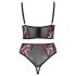 Cottelli Plus Size – komplet grudnjaka (crveni)