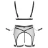 Cottelli Bondage - neprozirni mrežasti set s lancima - crna