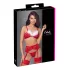 Cottelli - čipkasti božićni grudnjak set - crvena - L/XL