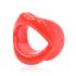 Ida Leather - crveni otvoreni mouth gag