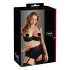 Cottelli Plus Size - crni grudnjak za podizanje