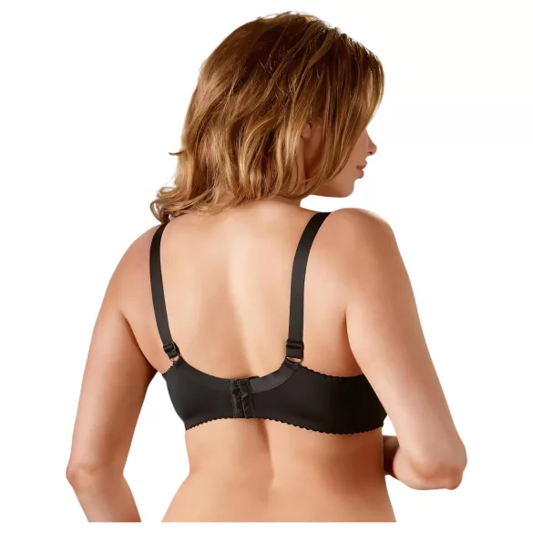 Cottelli Plus Size - grudnjak s podizanjem grudi - crna - 95D