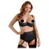 Cottelli Plus Size - grudnjak s podizanjem grudi - crna - 95D