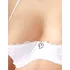 Cottelli - push-up komplet s čipkom i vezicama - bijela - 80B/M