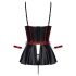 Cottelli Bondage - sjajni set i lisice (crne) - M