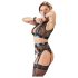 Cottelli Bondage - Čipkasti rublje set (4 dijela)