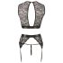 Cottelli Bondage - Čipkasti rublje set (4 dijela)