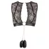 Cottelli Bondage - čipkasti set donjeg rublja + lisice (4‑dijelni)