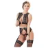 Cottelli Bondage - set čipkasto donje rublje 4-dijelni - M