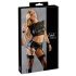 Cottelli Bondage - lančani donji veš set (crni)