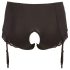 Cottelli plus size - otvorene gaćice s halterima (crne) - 2XL