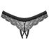 Obsessive Chemeris - otvorene tange (crne) - M/L