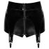 Noir - sjajni shorts s halterom (crni) - L