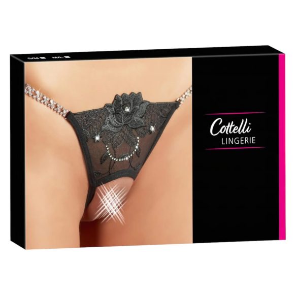 Cottelli - Sjajni cvijet - otvrene tange - M/L