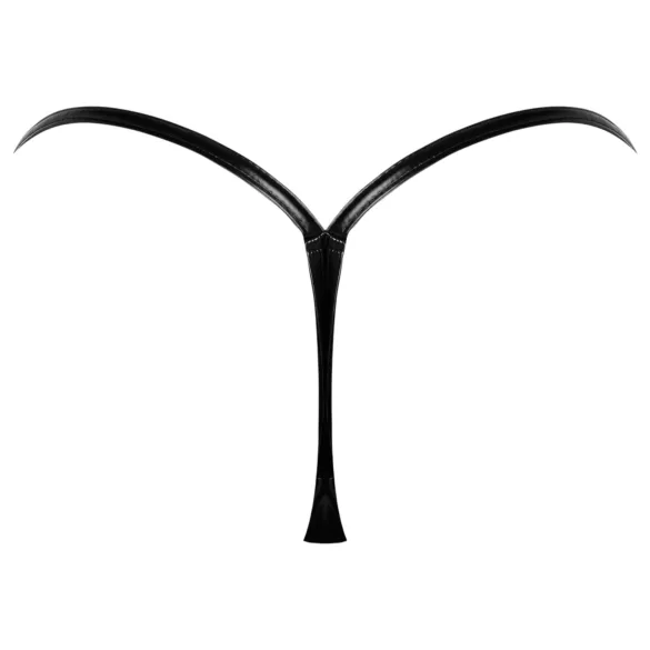 Noir - tanga s sjajnim efektom - crna