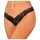 Obsessive Donna Dream - čipkaste otvorene gaćice (crne) - M/L