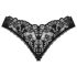Obsessive Donna Dream - čipkaste otvorene gaćice (crne) - M/L
