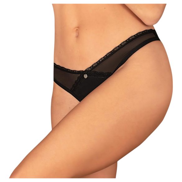 Obsessive Latinesa - otvorena tanga (crna) - M/L