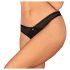 Obsessive Latinesa - otvorena tanga (crna) - M/L
