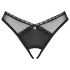 Obsessive Latinesa - otvorena tanga (crna) - M/L
