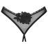 Obsessive Latinesa - otvorena tanga (crna) - M/L