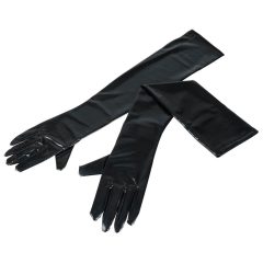 Cottelli - duge sjajne rukavice (crne)