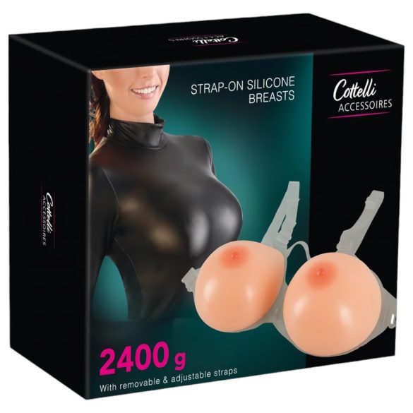 Cottelli - silikonske push-up grudi za pričvršćivanje (2x1200g)
