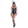Cottelli Bunny - seksi kostim zeko za žene - sjajni materijal - 5 dijelova - XL