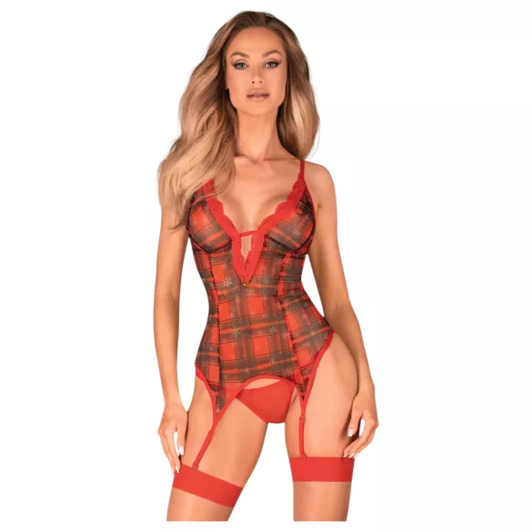 Obsessive Jollymore - božićni set donjeg rublja - XL/XXL