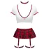 Cottelli - kostim školarca set (crveno-bijeli) - XL