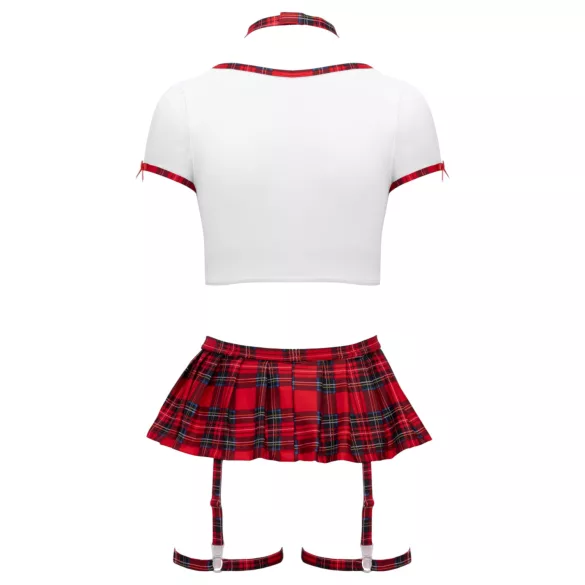 Cottelli - kostim školarca set (crveno-bijeli) - XL