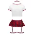 Cottelli - kostim školarca set (crveno-bijeli) - XL