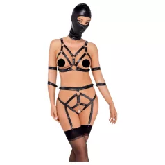 Bad Kitty - set za tijelo i maska - crna