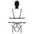 Bad Kitty - ogrlica i maska set (crna) - S