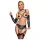 Bad Kitty - bondage pojas set - crna