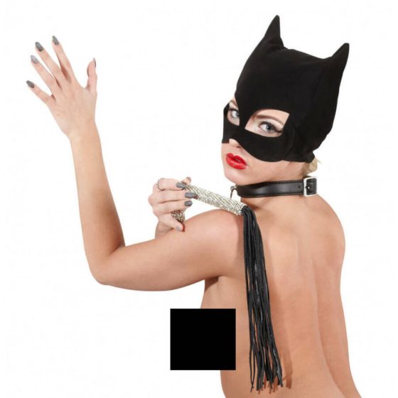 Bad Kitty - maska mačke (crna)