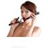 Bad Kitty - silikonska crna gag kuglica