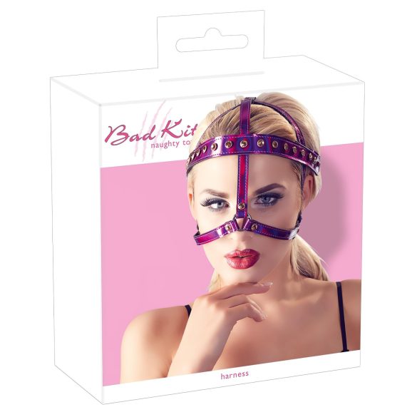 Bad Kitty - ružičasta uzda s draguljima